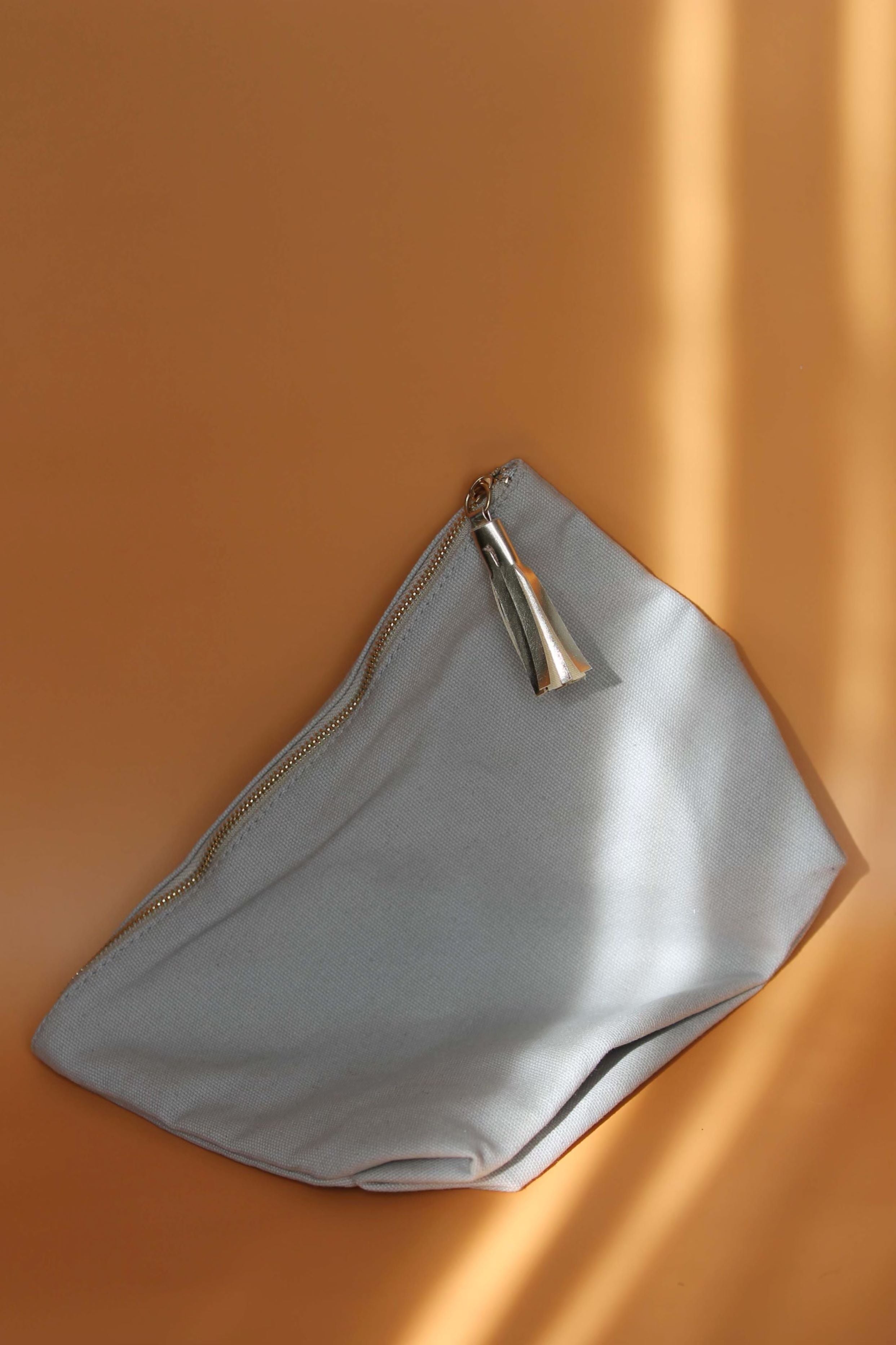 Neceser grande de lona para maquillaje y aseo
