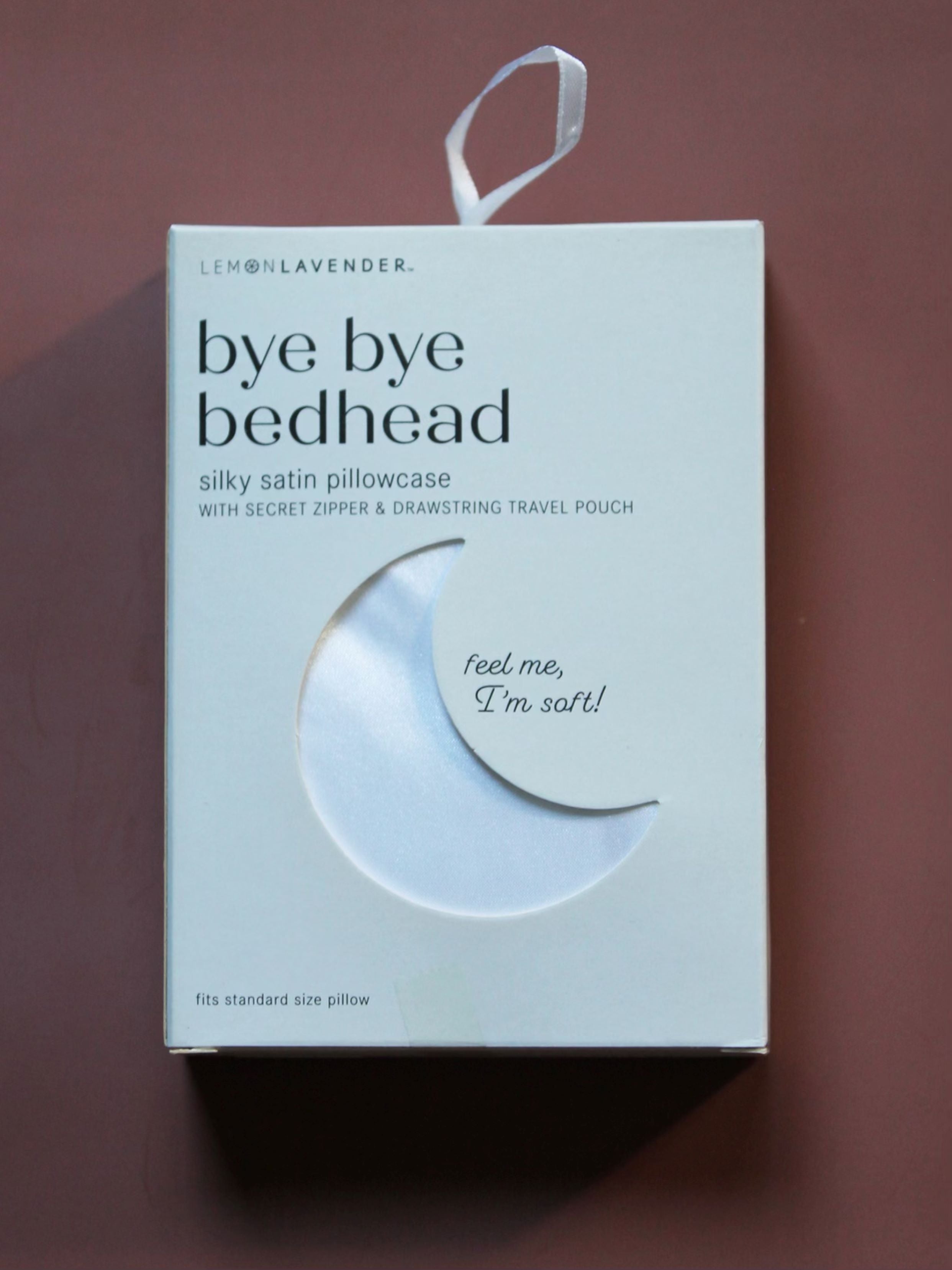 Funda de almohada de satén Bye Bye Bedhead