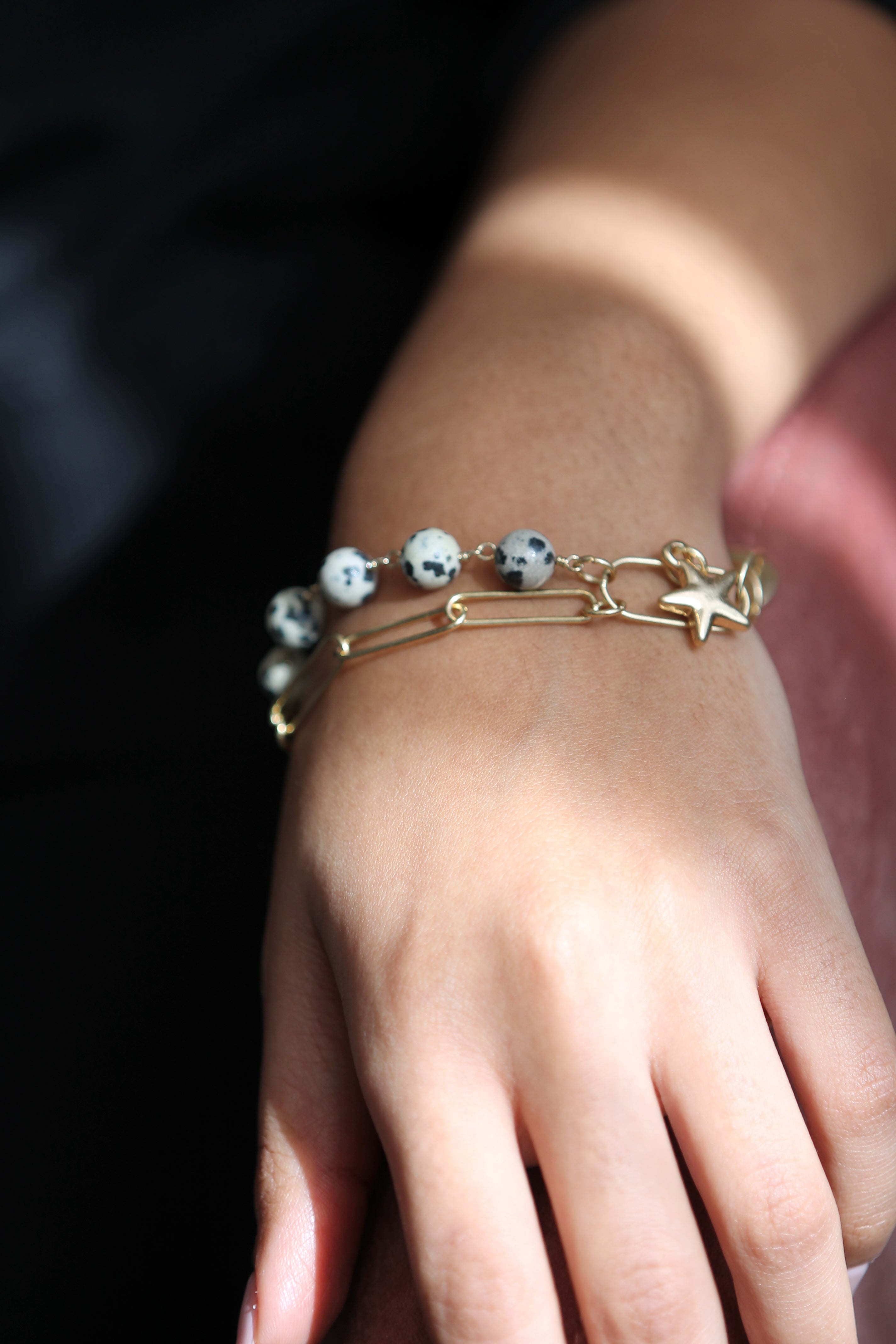 Gold Star Charm Bracelet