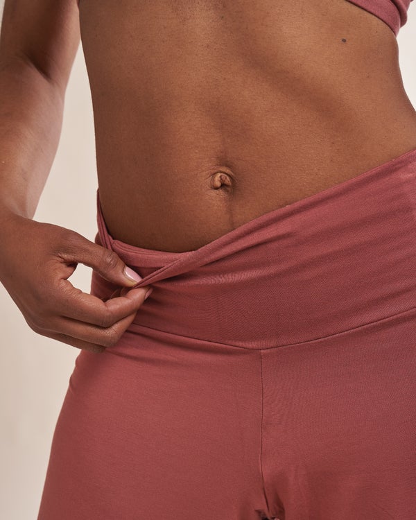 ABBY LOUNGE PANT Dusty Rose - Hair With A Cause Oncology Boutique