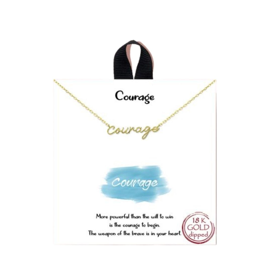 Courage Necklace - Hair With A Cause Oncology Boutique