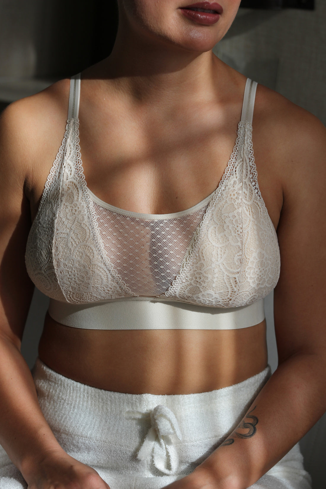 BRALETTE DE ENCAJE MAGGIE Champán