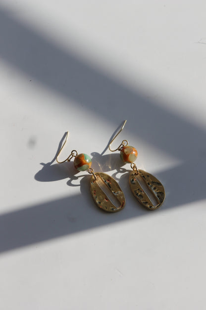 Seashell Gold Earrings