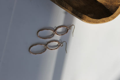 Silver Chain Link Earrings