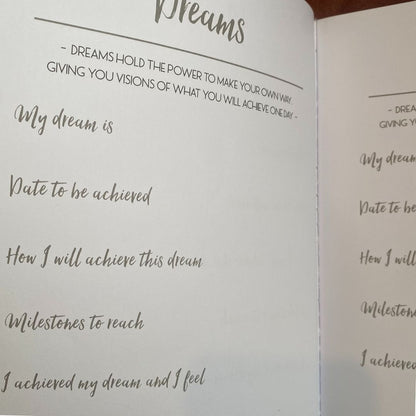 Dreams Leather Bound Journal - Hair With A Cause   Oncology Boutique     